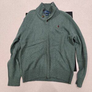 Polo Ralph Lauren Men's Classic 3 Button Up Cotton Sweater Size Medium